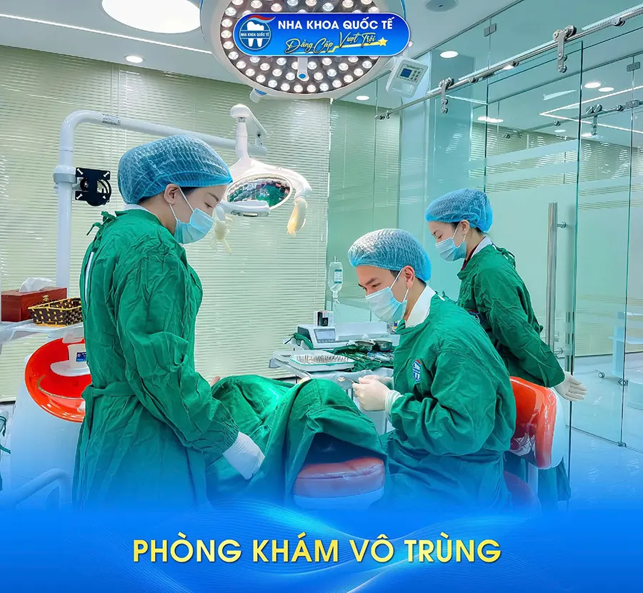 Phòng khám vô trùng sạch sẽ