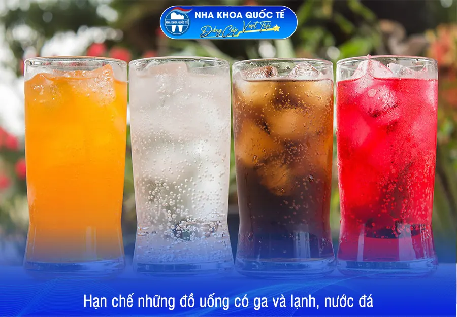 hạn chế đồ uống lạnh có ga