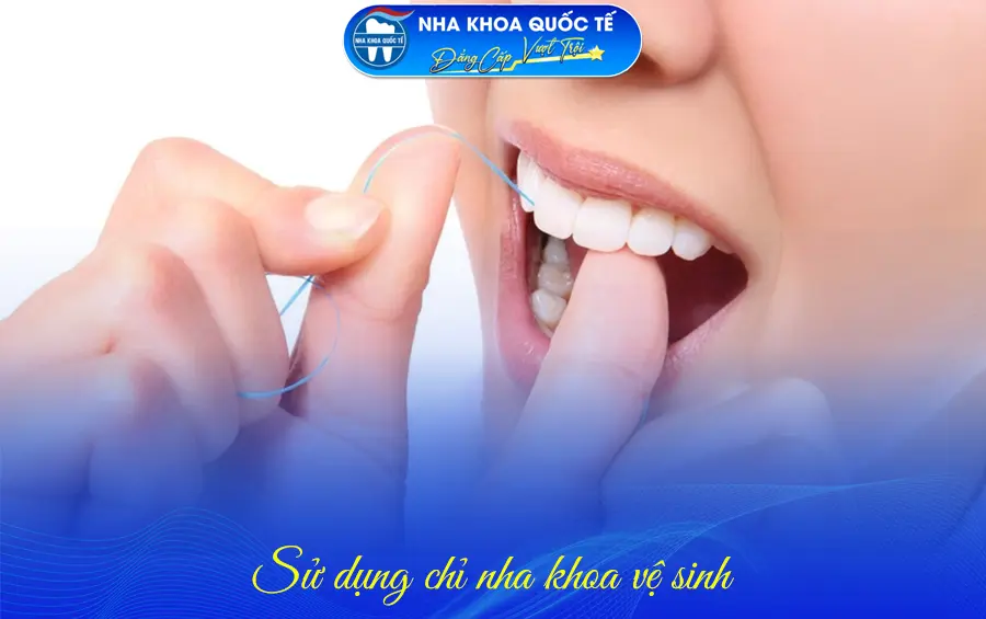 sử dụng chỉ nha khoa
