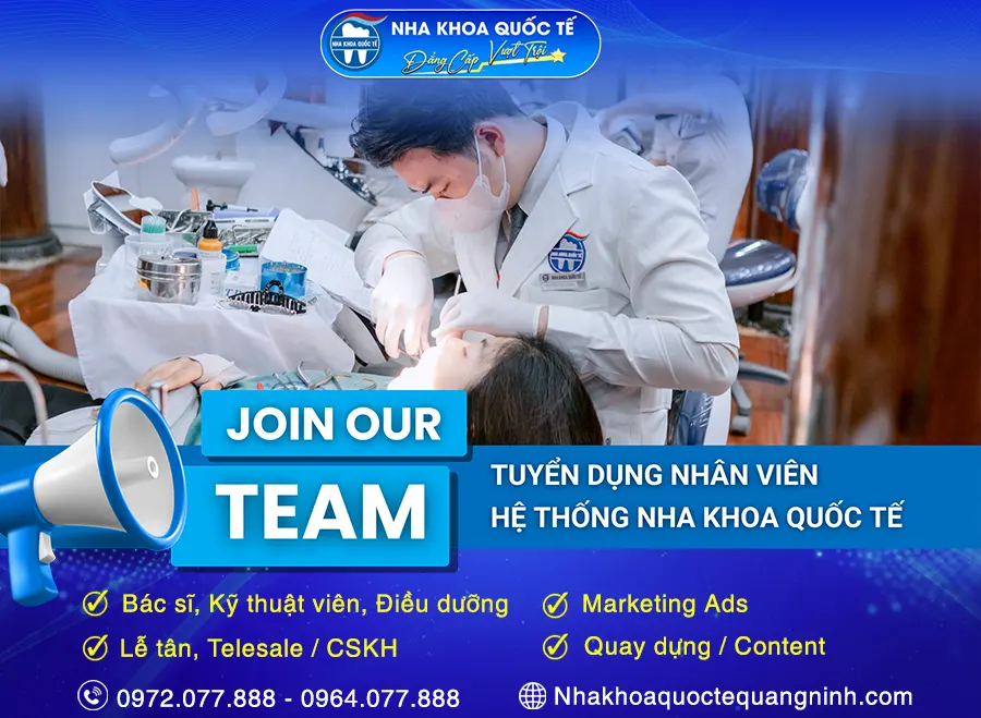 tuyển dụng nha khoa quốc tế 2025