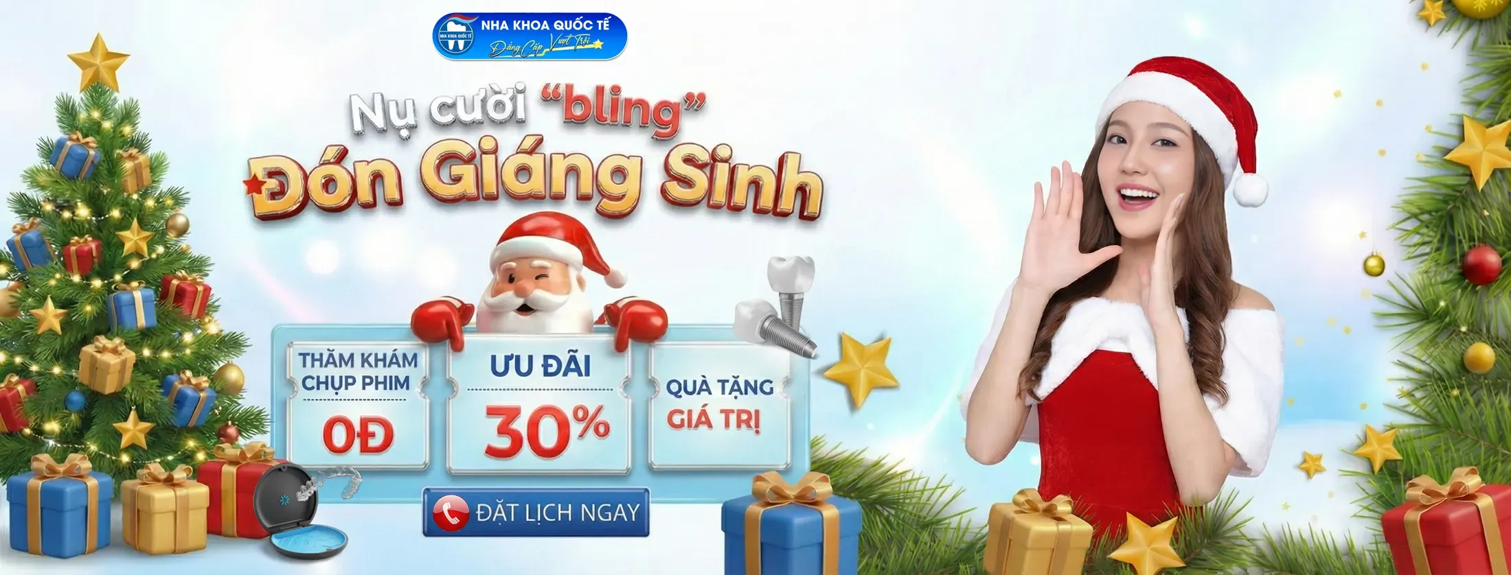 banner giáng sinh nha khoa quốc tế 2