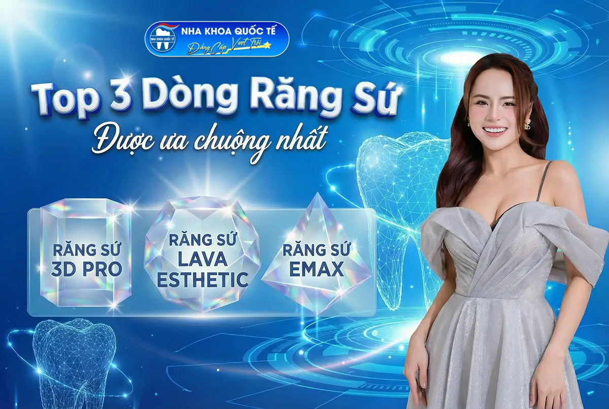 top 3 răng sứ nha khoa quốc tế