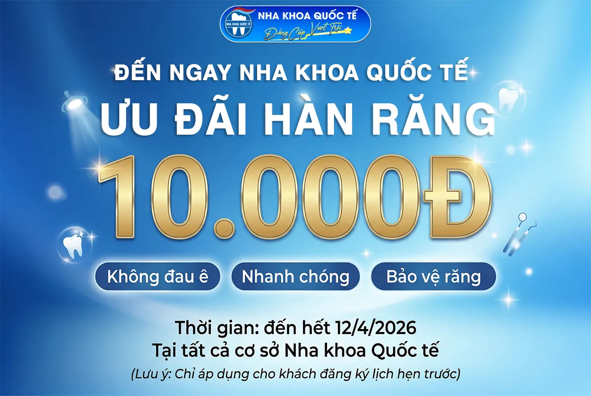 ưu đãi hàn răng