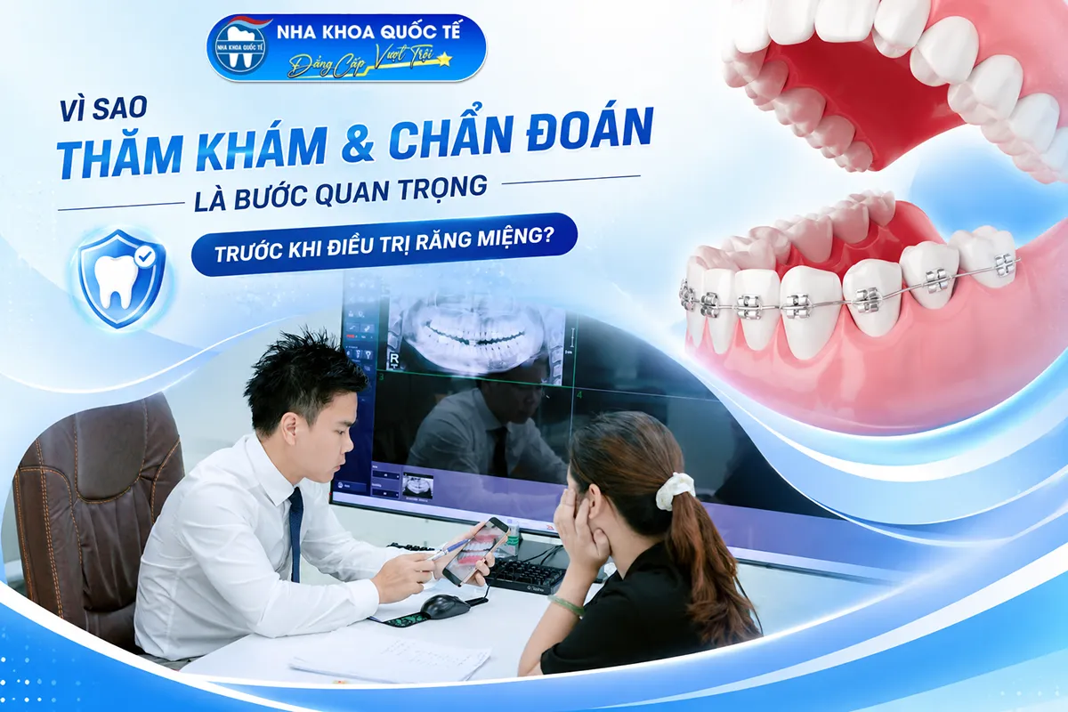 thăm khám trước điều trị răng miệng