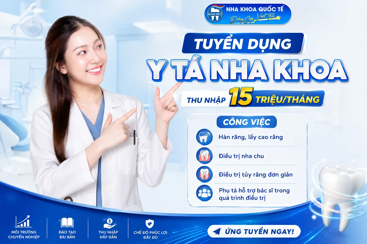 tuyển dụng y tá nha khoa