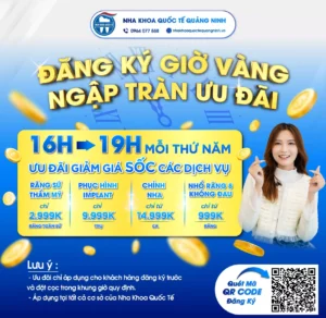 Chương trình khuyến mãi của Nha Khoa QT