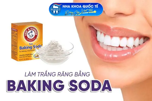 Tẩy răng với baking soda