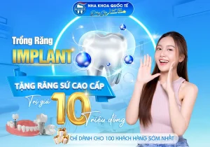 Khuyến mãi trồng răng implant