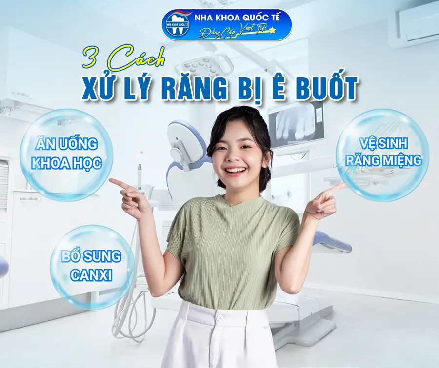 Cách xử lý răng bị ê buốt