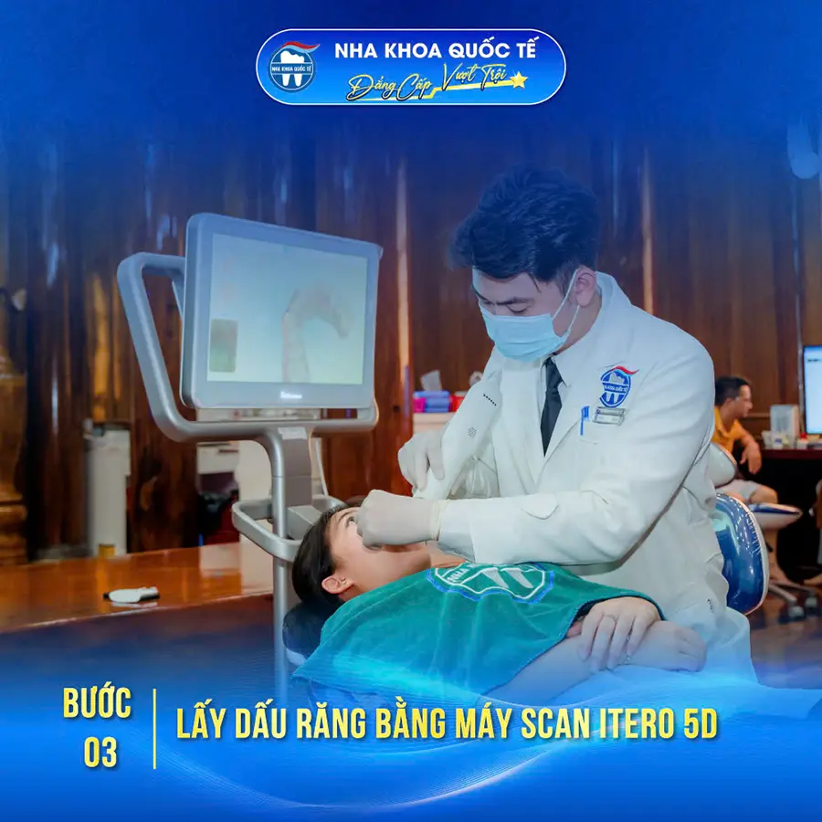 Bước 3 bọc răng sứ