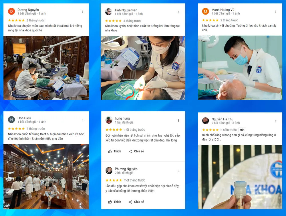 Đánh giá google map nha khoa quốc tế