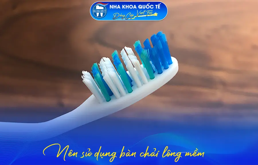 bàn chải đánh răng lông mềm