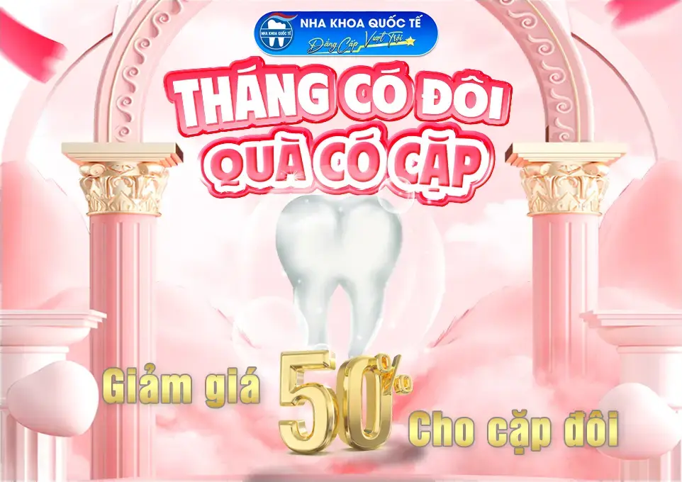 Khuyến mãi valentine 2025 tại Nha khoa Quốc Tế Quảng Ninh