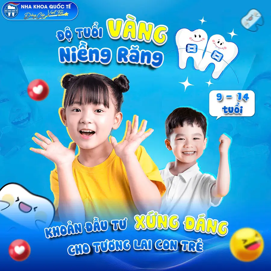 Độ tuổi nên niềng răng