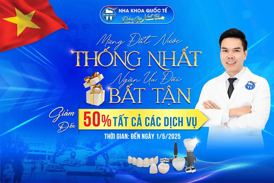 Khuyến mãi ngày lễ 30/4 tại Nha Khoa