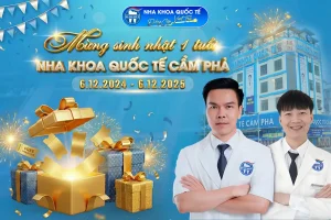 mừng sinh nhật nha khoa chi nhánh cẩm phả