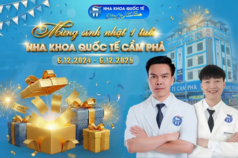 mừng sinh nhật nha khoa chi nhánh cẩm phả