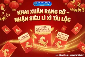 lì xì đầu năm nha khoa quảng ninh