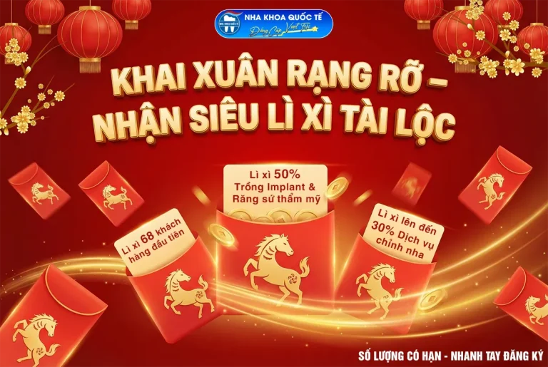 lì xì đầu năm nha khoa quảng ninh