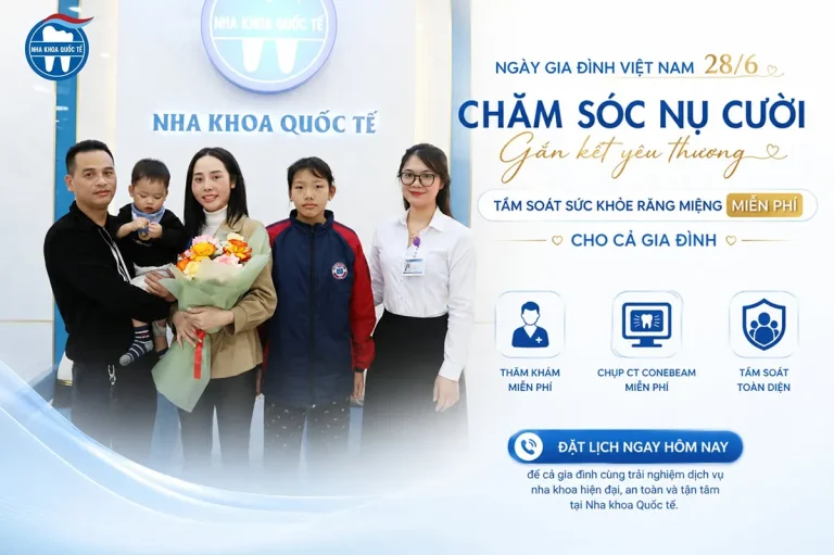 Chăm sóc nụ cười gia đình