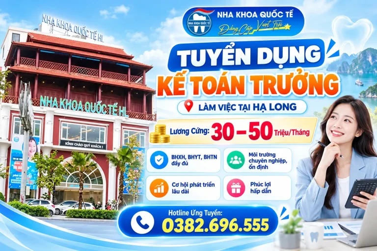 tuyển kế toán trưởng tại hạ long